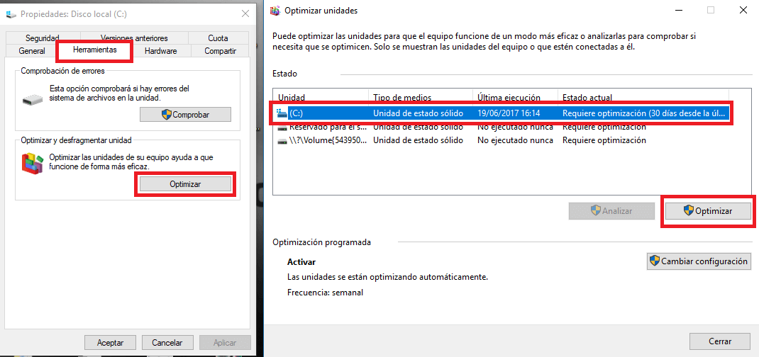 Como Optimizar Y Desfragmentar Tu Unidad De Disco Duro En Windows 10 2231